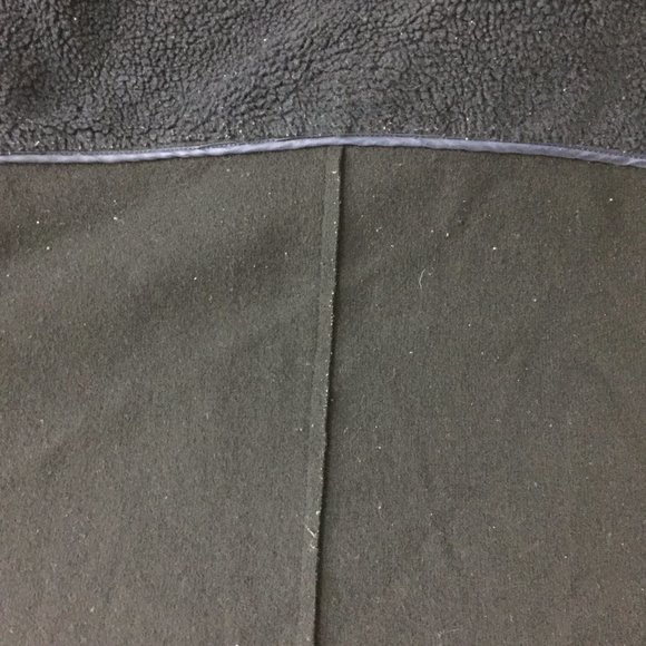 BASIC HOUSE Black Dark Blue Wool Blend Hoodie Duck Down Puffer Oversized Jacket - Picture 16 of 16